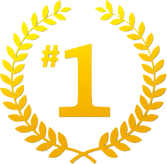 #1 award badge